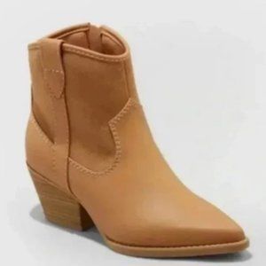 Women's Kay Western Boots Tan Brown - Universal Thread™